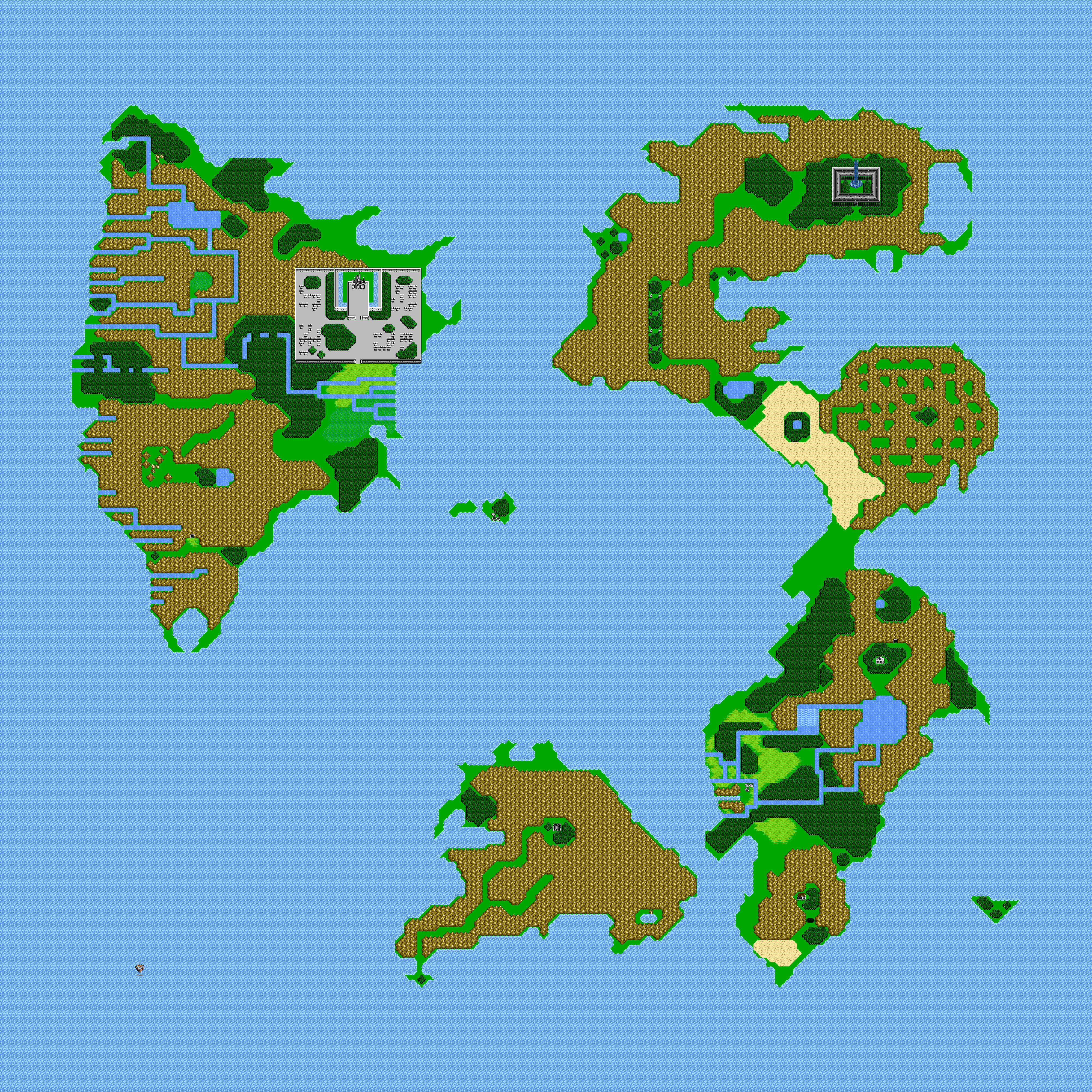 Карты Final Fantasy.